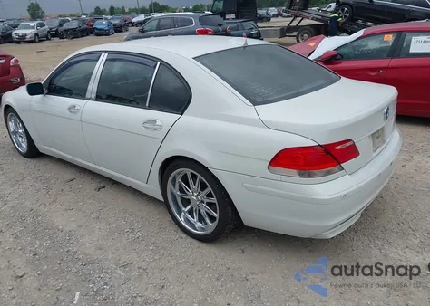 2008 BMW 750Li из США, поврежденный, VIN WBAHN83568DT81316
